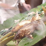 Akasaka Kikunoi - ⚫焼物「鮎の塩焼・蓼酢」