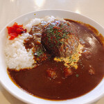 驢馬 - ハンバーグカレー（ご飯少なめ）