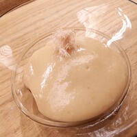 赤坂 菊乃井 - ⚫猪口「無花果西京煮　辛子餡　糸鰹」