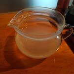 染地台 藪蕎麦 - 薄い蕎麦湯