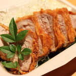 Kagoshima black pork thick-sliced loin cutlet