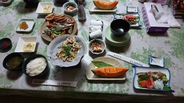 民宿 500マイル 虎杖浜 旅館 食べログ