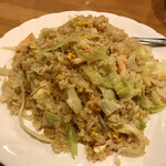 双龍居 - 蟹入りレタス炒飯」