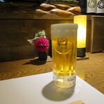 Sumiyaki Robata Kushiro - １杯目はビール♪(2020年8月)
