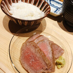 温石 - 残ったコロ肉の全部盛り。ゴッちゃんです