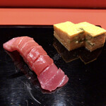 ぬーじ - 本鮪と卵焼き