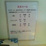 麺家 ぶんすけ - 注文コール