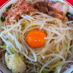 赤ひげラーメン - 780円『まぜそば』(無料：野菜多め ニンニク)