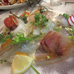 トラットリア ディペッシェ パッパーレ イタリア - カルパッチョ盛り合わせ