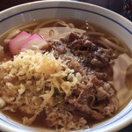 ウエスト - 天丼定食のうどん