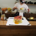 紅鶴 - 目玉焼き調理中～