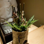 祇園 又吉 - 琵琶湖産天然鮎炭焼き 重湯と蓼で