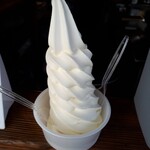 シロクマカフェ - ソフトクリーム