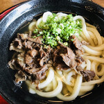 Kompira Udon - 肉厚うどん＝５８０円 税込