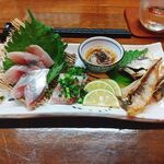 いこい食堂 一行三昧 - イワシ刺身