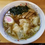 大釜 本店 - ワンタンメン