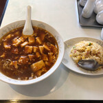 Honkon Rou - マーボー豆腐そば＋半チャーハン