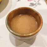 うを徳 - 牡丹海老ゆで汁