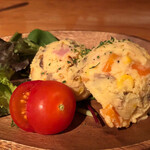 Baa Ndo Kafe Mikusoroji Mozaiku - 薫製卵のポテトサラダ