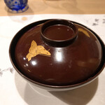 うを徳 - 炙り穴子と松茸の吸物