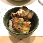 うを徳 - 岡山児島湾青鰻白焼小丼