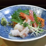 葵 - 赤エビ造り