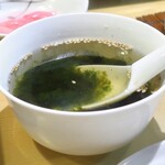 葵 - 青のりスープ(半分)