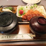 三養 - トンカツ(ロース)定食 880円