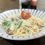 トリワイン ＰＩＫＯＳＨＨＨＵ - 玉ひものカルボナーラ