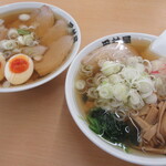 田村屋 - メンマラーメン大盛り､ねぎ多め