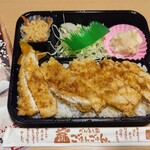 べんとう家 ごはんごはん - 「チキン竜田揚弁当」590円。