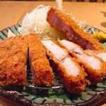 富士喜 - サクサクッとして美味しい肉やっぱり脂甘くて最高(￣∇￣ﾉﾉ"ﾊﾟﾁﾊﾟﾁﾊﾟﾁ!!
