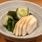 とり喜 - お新香