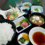 Hiba Kankou Senta - 和定食ライス大盛　¥1400