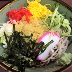 そば処 一休庵 - 料理写真:冷やしたぬきそば