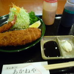 あかねや - ヘレカツ＋エビフライ