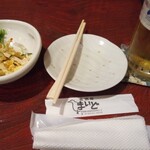 まいど - お通し&生ビール