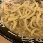 味噌のジョー - 菅野製麺中太麺