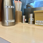 そばの神田 東一屋 - コンディメンツ。