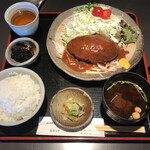 レストラン 牛石 - ハンバーグ定食