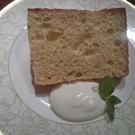 紅茶と洋酒の店 リンクス - シフォンケーキ＋263円