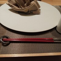 銀座 大石 - セッティング。箸があるのは今風やね。