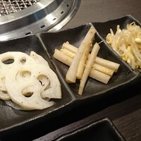 niku no OTO - レンコン、ごぼう、もやしのナムル