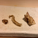 すし岩瀬 - 北寄貝の炙り