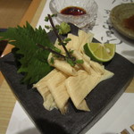 自家製粉そば 幸町 満留賀 - 生ゆばです