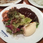 レストラン・サカキ - 2012.6.22訪問：ハンバーグ