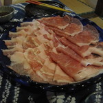 お食事処 ちゃんや～ - やんばる島豚あぐー　３種 （しゃぶしゃぶ用）