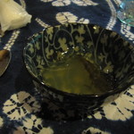 お食事処 ちゃんや～ - シークァサーのゼリー（もずく入り）