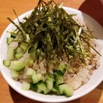 麺屋 六感堂 - 梅きゅうのまぜ飯