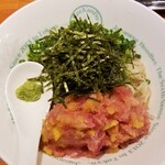 麺屋 六感堂 - とろたくのぶっかけ＋とろたく増し